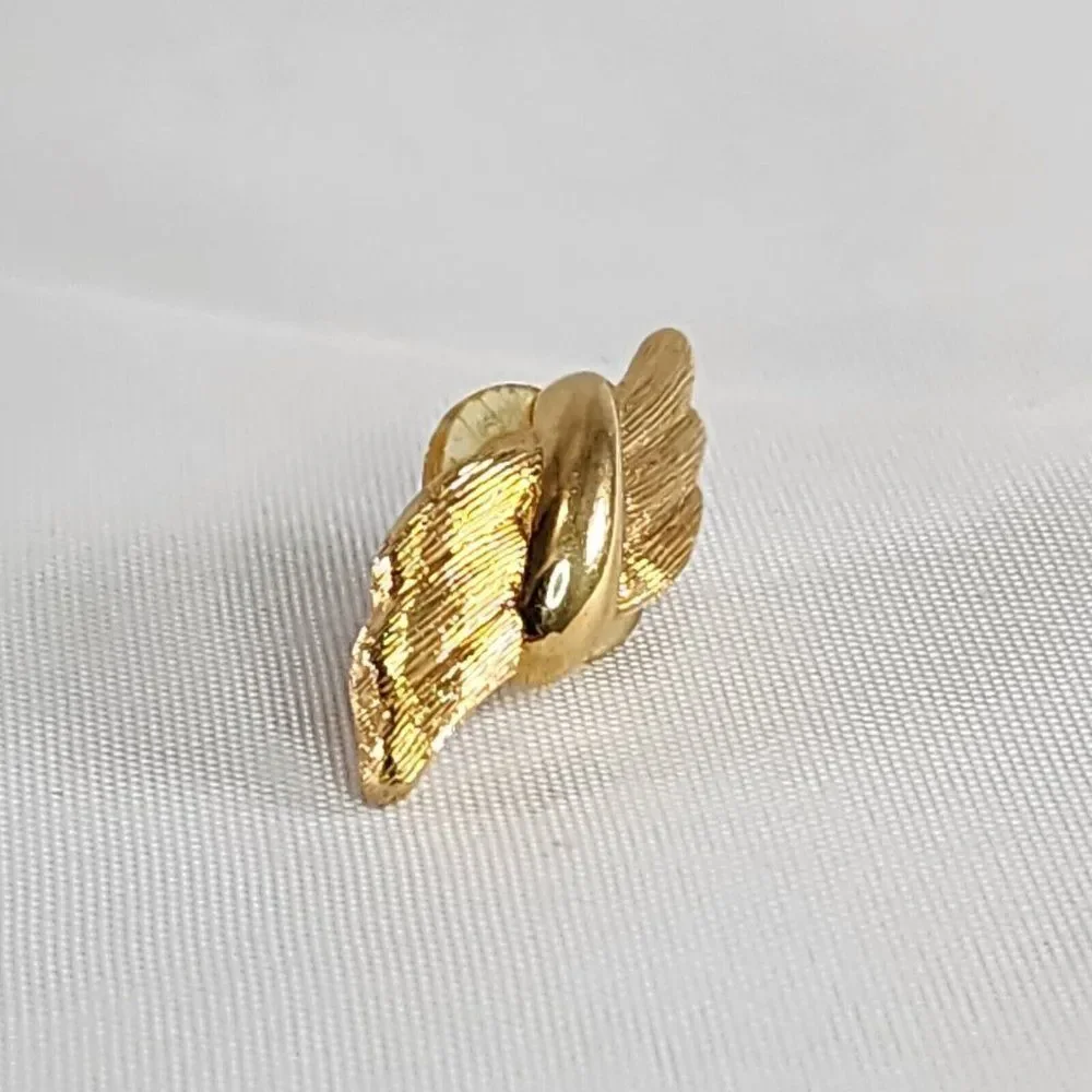 Napier Vintage Art Deco Style Broach Gold Tone Original Rare Pin‎ Classic 80s